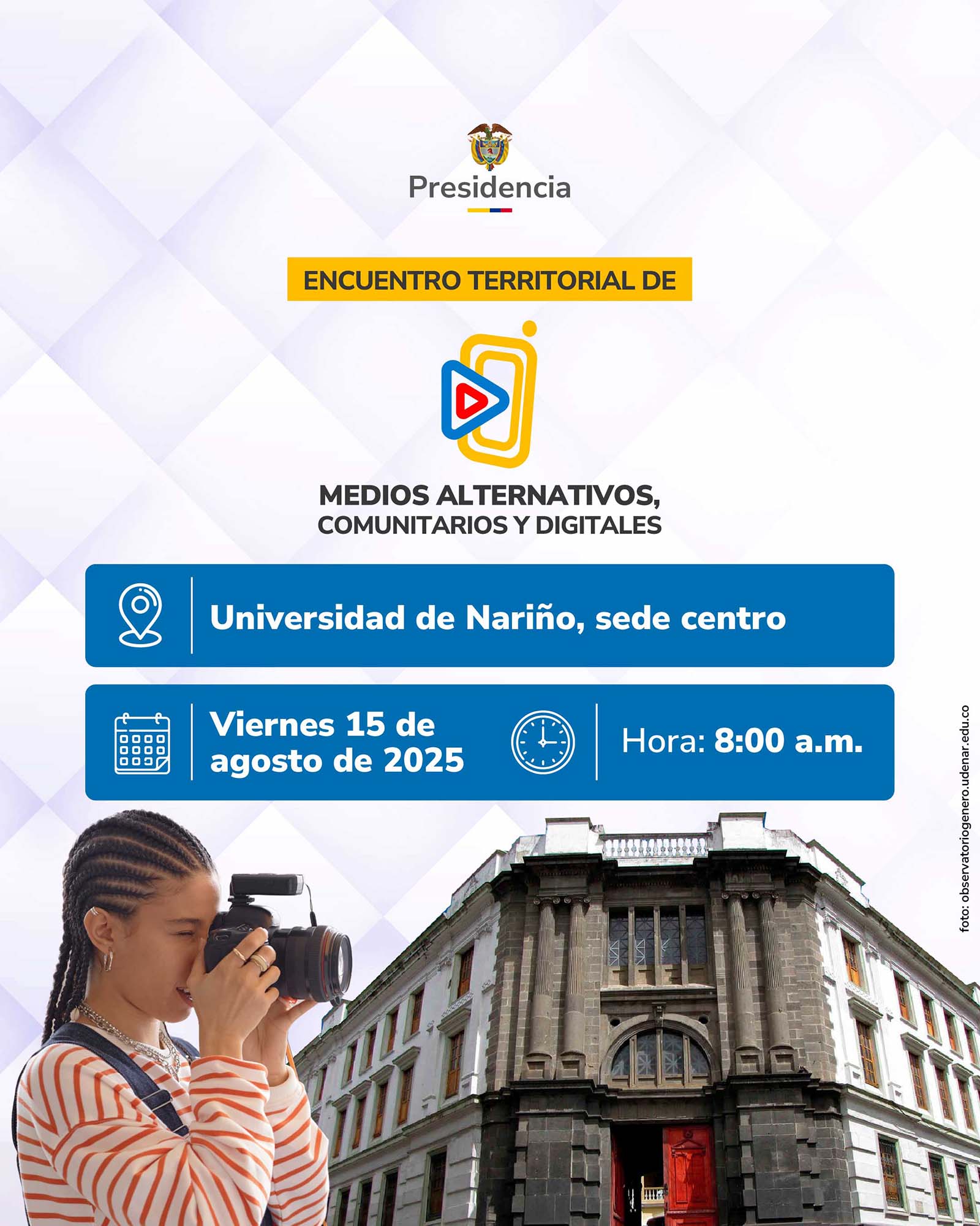 Encuentro territorial de medios alternativos, comunitarios y digitales